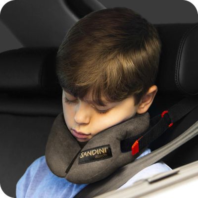 Sandini SleepFix Kids OUTLAST Anthrazit Sicherheitsschlafkissen für Autositz Fahrradanhänger Buggy und Rückentrage im Babyladen Erlangen